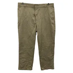 Dickies 874 ワークパンツ W42 ディッキーズ ベージュ ジップアップ ビッグサイズ ワーク ボトムス 古着卸 アメリカ仕入 2504-142