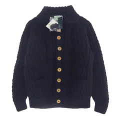 INVERALLAN インバーアラン スコットランド製 3A ウール カーディガン ネイビー系 40【極上美品】【中古】のサムネイル