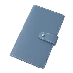【ラスト1点】ホルダー カード入れ メンズ ポイント 名刺 レディース クレジット 収納 CARD 96枚 CASE 大容量 ケース 6カラー カード レザー (ブルー) [VOLAN]のサムネイル