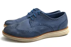 コールハーン／COLE HAAN シューズ 靴 メンズ 男性 男性用レザー 革 本革 ライトブルー 水色  LUNARGRAND WING TIP ルナグラウンド ウイングチップ ウイングチップ