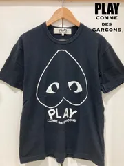PLAY COMME des GARCONS プレイコムデギャルソン　Tシャツ　カットソー　半袖　プリント　AD2010 AZ-T114 黒　ブラック　綿100%　日本製　L