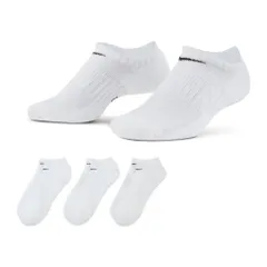 【正規品取扱店･新品】NIKE 靴下 メンズ レディース トレーニング ノーショウ ソックス (3足) SX7673 ナイキ Nike Everyday Cushioned オーガニックコットン 3足セット