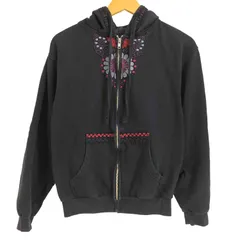 アナスイ ANNA SUI フロント刺繍 チロリアン ジップアッパーカー レディース JPN：M のサムネイル