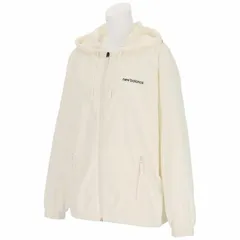 ニューバランス ウィンドブレーカー レディース Newbalance トリコットラインドジャケット 裏トリコット起毛 アウター スポーツウェア  トレーニング ランニング 運動 女性 ウインドブレーカー 上着  白 服  /WJ23506-SST