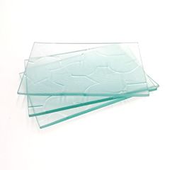 長方形皿 3点セット ガラス 小皿 サイズ：約W16.0cm×D11.0×H1.0cm