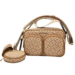 【K1005】MICHAEL KORS(マイケルコース) /JET SET ITEM/ロゴジャカードポケット/クロスボディ ウィズ アタッチ/ミディアム