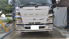 ステンレスパイプバンパー ブルーテックキャンター ダンプ 標準ボディ 