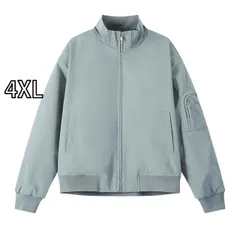 [4XL]メンズ ファッション 服 用 オシャレ シンプル 大人 かっこいい 大きいサイズ ストリート 紳士服 アメリカン パイロット ジャケット ゆったり カジュアル