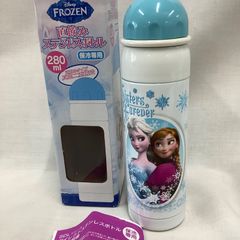 [미사용] 스케이터 아나운서와 눈의 여왕 올라프 280ml 직접 마시는 스테인리스 병 물통 C692