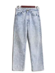 【お得なクーポン配布中!】 80s USA製 リーバイス 505 ケミカルウォッシュ デニム パンツ メンズ 30 32 古着 ヴィンテージ Levis ジーンズ ジーパン スリム ストレート