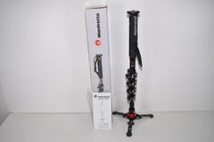 Manfrotto 一脚 XPRO フルード ビデオ一脚 カーボンファイバー5段 MVMXPROC5