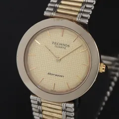 【希少レア】70年代 ビンテージ テクノス ボラゾン レディース腕時計 スイス製 TECHNOS Borazon Lady テクノス ボラゾン ゴールド ヴィンテージ