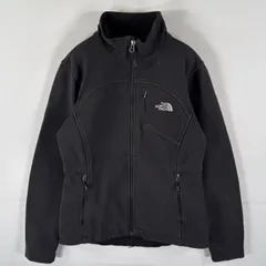 古着 ザ・ノースフェイス THE NORTH FACE ソフトシェルジャケット フリースライナー フルジップ ワンポイント S  ブラック レディース