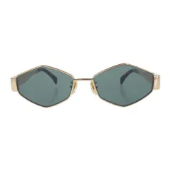 CELINE セリーヌ サングラス CL40236U トリオンフ 多角形 サングラス アイウェア ゴールド系 55□8【中古】のサムネイル