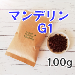 コーヒー豆【100g】インドネシア産マンデリンG1