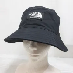 ザノースフェイス THE NORTH FACE 美品 NN02345 キャンプ サイド ハット L 黒 ブラック バケットハット 帽子 ナイロン 正規品