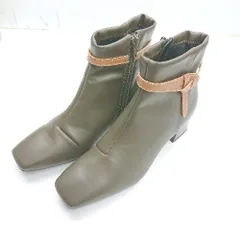 ■ ⊇ AMERICAN HOLIC アメリカン ホリック ショートブーツ サイズS ブラウン レディース E  【1503050022477】