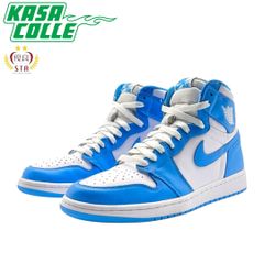 【Nike Air Jordan 1 Retro High OG "UNC" (2015)】ナイキ エアジョーダン1 レトロ ハイカット OG 2015年 ノースカロライナ NORTH CAROLINA ホワイト/ブルー US8.5-26.5cm 美品