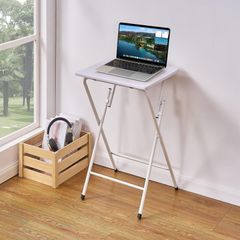 【特価セール】在宅勤務 ハイテーブル 折りたたみ机 コーヒーテーブル 多機能折りたたみ 事務机 折り畳みテーブル ダイニングテーブル 簡易机 幅50×奥行45×高さ70cm サイドテーブル 折りたたみ ミニ テーブル VECELO