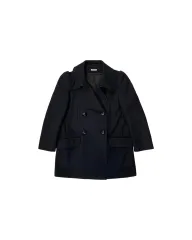 miu miu ミュウミュウ　アウター　ピーコート黒 Miu Miu（ミュウミュウ）ウィメンズ ピーコート - FARFETCH