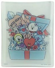 [중고] 잡화 집합 (선물 상자) 유리 플레이트 [이치 반 쿠지 BT21 GIFT] I 상
