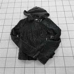 ◇ ⊆ Hollister ホリスター ドッキング レザー 長袖 ライダース ジャケット サイズS ブラック系 メンズ E  【1509180016522】