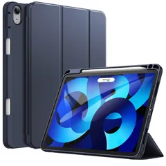 【数量限定】iPad Air5/4 iPad 2022/2020 (2025/2024) 10.9インチ専用 M3/M2 保護ケース インチ Pencilホルダー付き ソフトTPUバック 11 スリム保護カバー Air オートウェイクアップ/スリープ機能付き