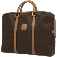 セリーヌ CELINE マカダム柄 ビジネスバッグ ハンドバッグ ビジネスバッグ コーティングキャンバス ブラウン レディース 【中古】のサムネイル