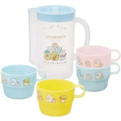 【中古】マグカップ･湯のみ かわうそとすみっコキャンプ ケース付スタッキングコップ4Pセット 「すみっコぐらし」