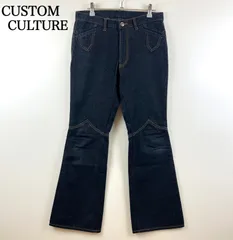 CUSTOM CULTURE y2k flare denim pants 44 132-1302 カスタムカルチャー フレアデニムパンツ ブーツカット アーカイブ お兄系のサムネイル