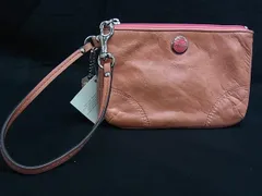 ■美品■ COACH コーチ ポーチ マルチケース 小物入れ コーラルピンク系 DG9207