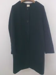 ◇ CIAOPANIC チャオパニック ノーカラー 長袖 コート サイズF ダークネイビー系 レディース P  【1304250006515】