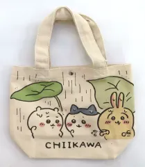 【中古】バッグ C.ちいかわ＆ハチワレ＆うさぎ(雨) ミニトート 「ちいかわ なんか小さくてかわいいやつ×しまむら」