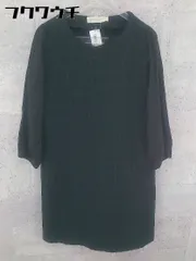 ◇ BEAUTY & YOUTH ビューティアンドユース UNITED ARROWS 長袖 膝丈 ワンピース 表記なし ブラック レディース  【1002802183683】