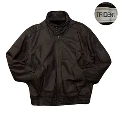 Vintage ヴィンテージ LeatherJacket レザージャケット SingleRiders A-2 シングルライダース LambLeather 羊革 日本製 ShortLength 短丈 BoaLining 裏ボア Brown ブラウン 茶 L
