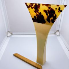4. Shamisen plectrum, tortoiseshell, Japanese stringed instrument, plectrum, tortoiseshell