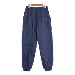 90年代 NIKE ナイキ ナイロンパンツ スポーツ ネイビー (レディース L) 中古 古着 T3795