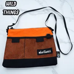 WILD THINGS X-PACK ウエストバッグ レアリゼ バッグ ショルダーバッグ オレンジ　ナイロンのサムネイル