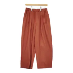 Graphpaper Flannel Serge Two Tuck Wide Pants GM243-40039 サイズ1 定価52800円 パンツ 24AW オレンジ メンズ グラフペーパー【中古】5-0208T♪のサムネイル