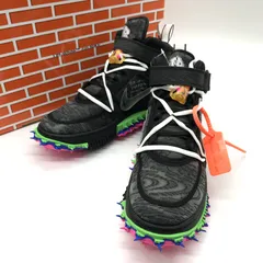 Off-White Nike オフホワイト ナイキ スニーカー Air Force 1 Mid DO6290-001 エアフォース1 ミッド  メンズ 27cm ブラック 靴 B14542◆