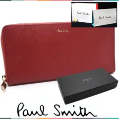 【国内正規品 新品】ポールスミス Paul Smith 長財布 ラウンドファスナー ポールドローイング 牛革 レザー 箱付 ギフトプレゼント PS2534