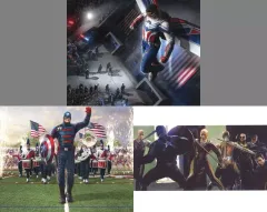 【中古】キャラカード コンセプト・アートカードセット(3枚組) 「Blu-ray ファルコン＆ウィンター・ソルジャー コレクターズ・エディション スチールブック」 封入特典