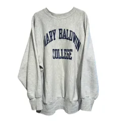 Champion (チャンピオン) ■■ ⑤ 90s REVERSE WEAVE SWEAT リバースウィーブ カレッジスウェット ユニセックス グレー XL