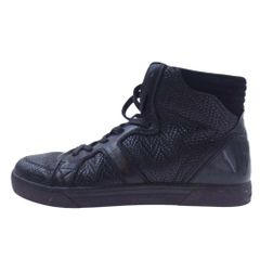 Y-3 Yohji Yamamoto ワイスリー ヨウジヤマモト スニーカー M25700 RYDGE レザー ハイカット スニーカー ブラック系 9D【中古】