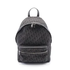 ディオール Dior リュックサック バックパック オブリーク ジャカード 1VOBA088YKY ネイビー キャンバス レザー オブリーク バックパック ユニセックス Used Aのサムネイル