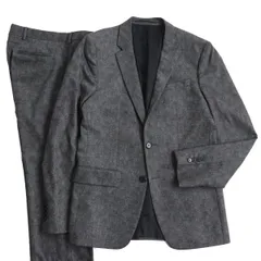 美品●GIVENCHY ジバンシー テーラードジャケット/スラックス シングルスーツ/上下セットアップ グレー系 48 正規品 メンズ q07-st30329-28のサムネイル