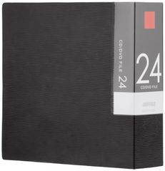 ブラック 24枚収納 BSCD01F24BK ブックタイプ CD&DVDファイルケース BUFFALO バッファロー