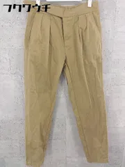 ◇ GLR Standard グリーンレーベルリラクシングスタンダード パンツ サイズM ベージュ メンズ 【中古】 【1002802068294】のサムネイル