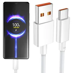 USB Type-C ケーブル 2M 120W xiaomi用急速充電ケーブル 6A 約15で80%充電 For xiaomi 12 11t pro/Redmi Note 11pro/POCO F4 GT/ハイパーチャージ/Turbo Charge データ 1