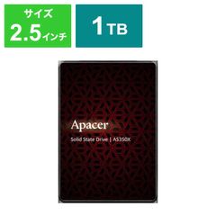 【新品 未使用 未開梱】APACER　2.5インチ内蔵SSD 1TB SATA接続 AS350X 7mm 「バルク品」　AP1TBAS350XR-1